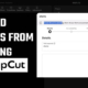 Upload Shorts from PC using CapCut