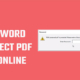 Password Protect PDF online