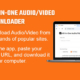 All-in-one Audio Video Downloader
