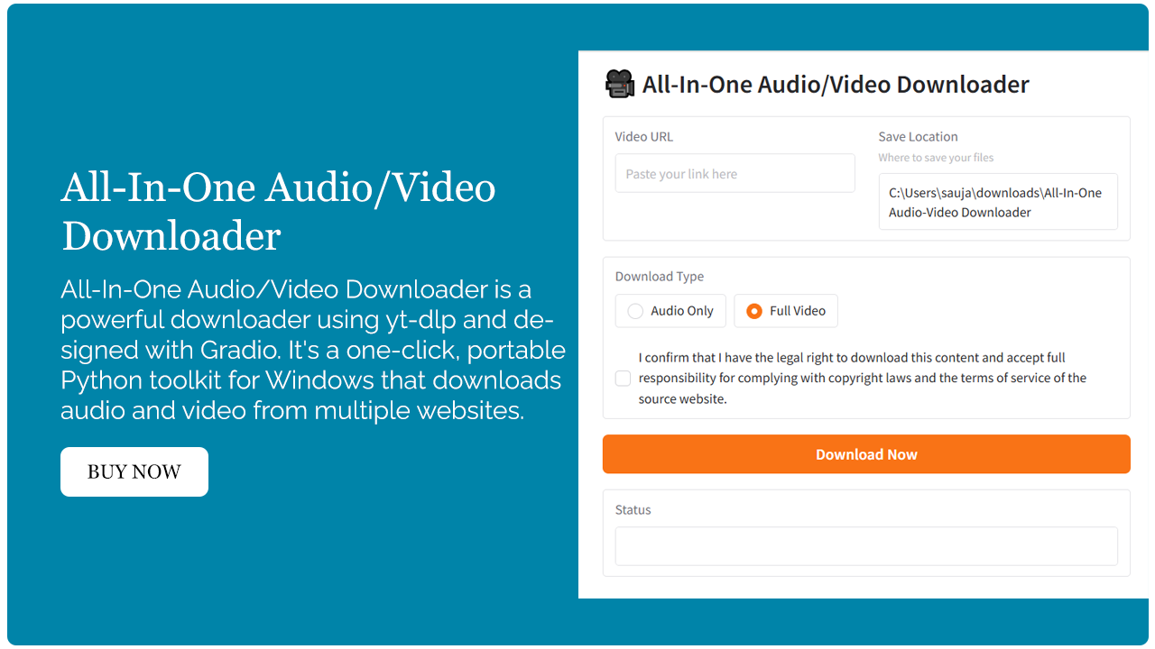 All-In-One Audio/Video Downloader