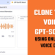 Clone your voice using GPT soVITS
