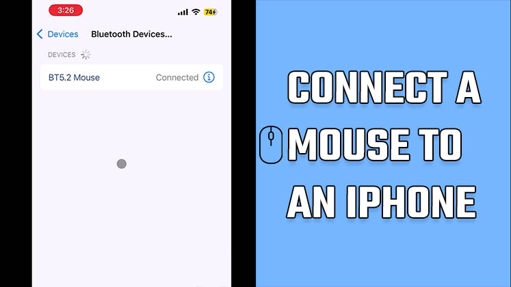 Connect a Bluetooth mouse to your iPhone