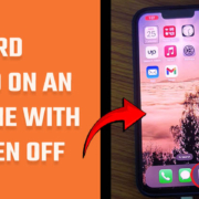 Record video on an iPhone with screen off