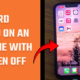 Record video on an iPhone with screen off