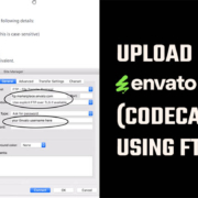 Upload Files on Envato (CodeCanyon) Using FTP