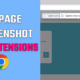 How to capture Screenshot edge and chrome