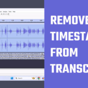 Remove Timestamps Audacity