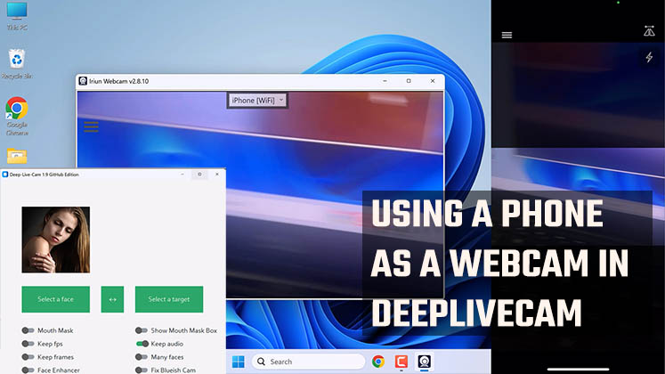 Turn Your Phone into a Webcam for DeepLiveCam