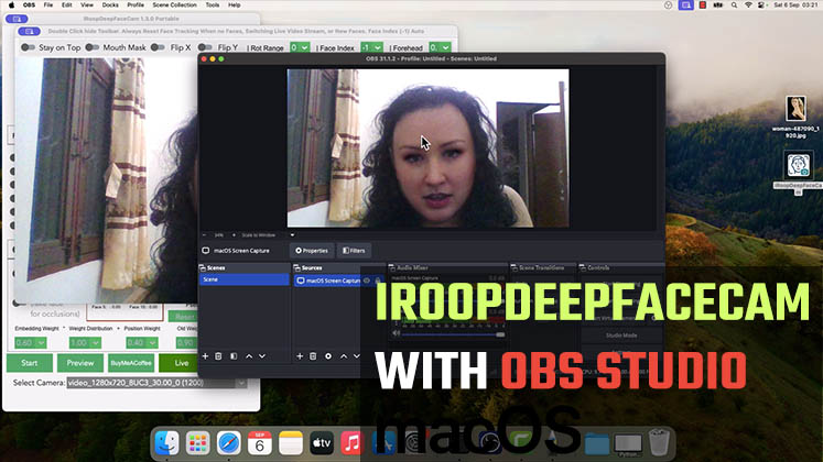 How to use iRoopDeepFaceCam with OBS Studio