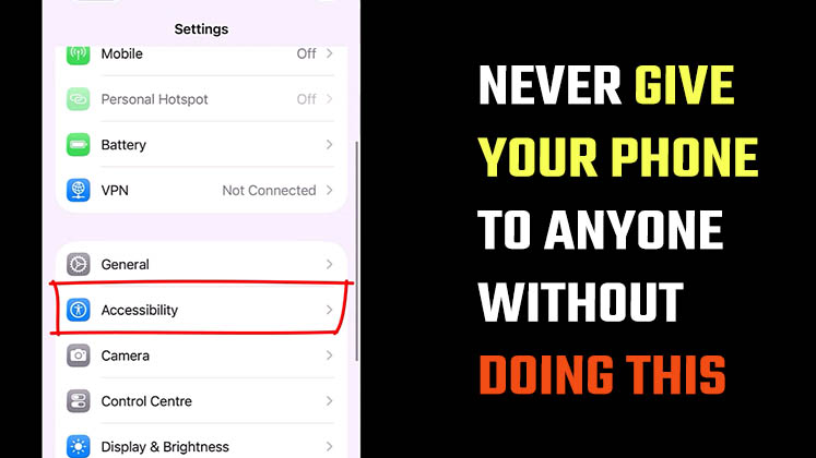 NEVER Give Your Phone to Anyone Without Doing THIS
