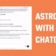 Astrology with chatGPT