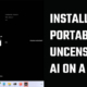 Installing a Portable Uncensored AI on a USB Drive