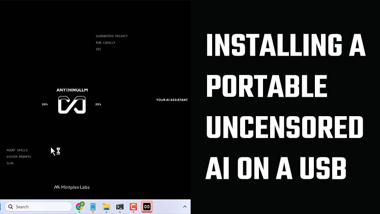 Installing a Portable Uncensored AI on a USB Drive