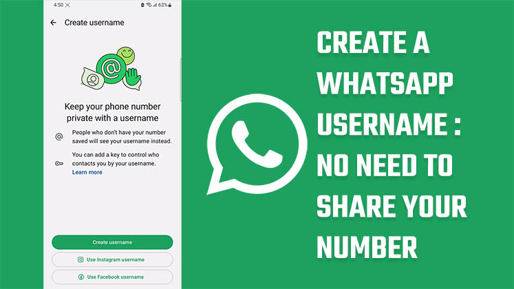 Create a WhatsApp Username - No Need to Share Your Number