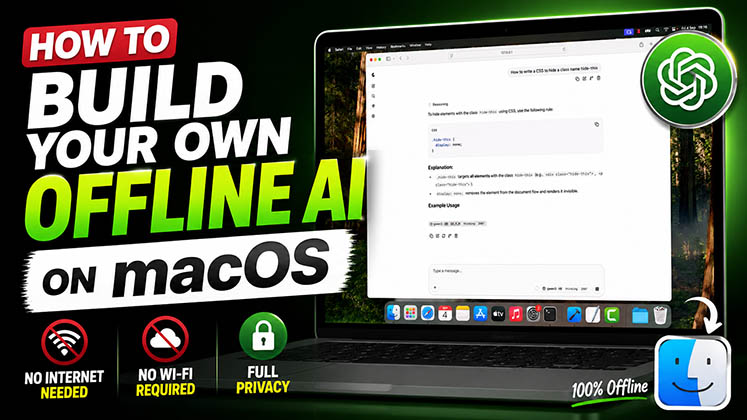 How to Build Your Own Offline AI on macOS
