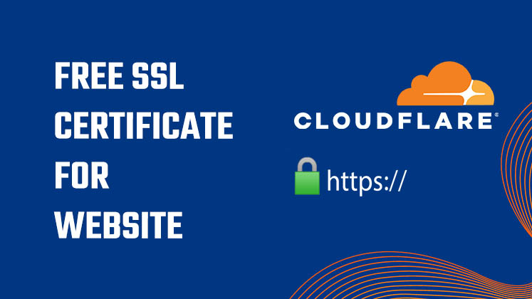 cloudflare - free ssl certificate for website