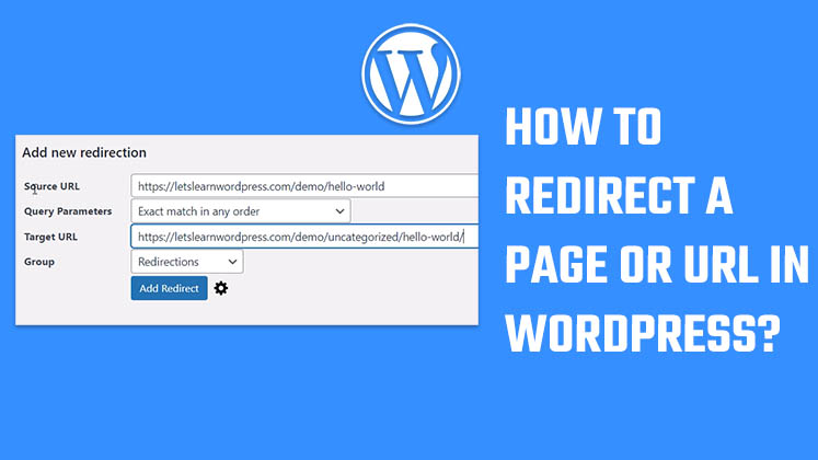 How to Redirect a Page or URL in WordPress