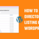 How to disable directory listing in WordPress