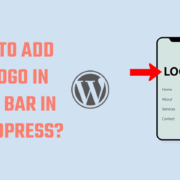 How to Add the Logo in Menu Bar in WordPress