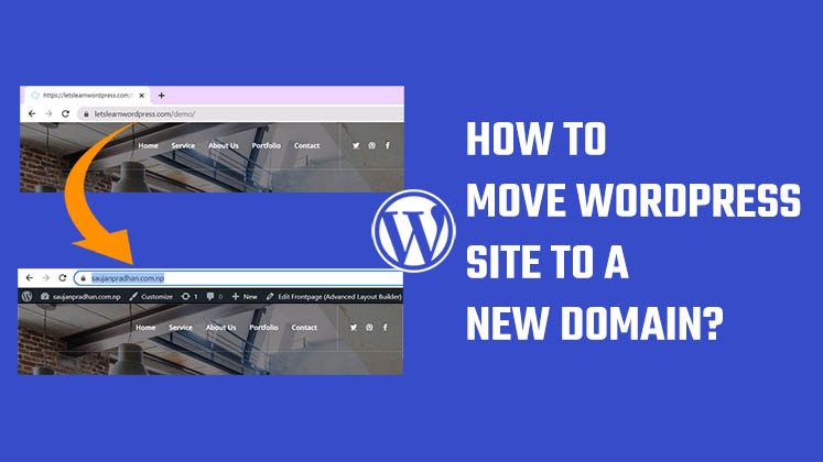 move WordPress site to new domain
