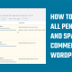 Delete all Pending & Spam Comments