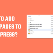 add HTML page to WordPress
