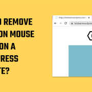 Remove titles on mouse hover WordPress website