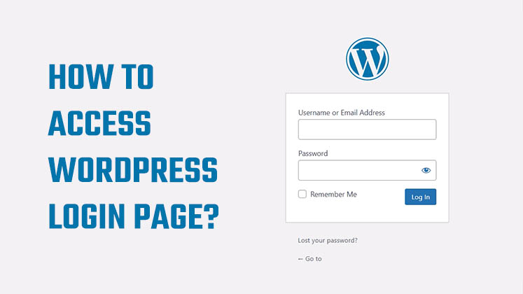 WordPress admin login
