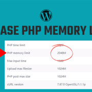 increase wp memory limit