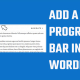 Add a reading progress bar in WordPress
