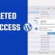 I deleted the .htaccess file