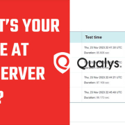 So what is your grade on SSL server test