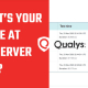 So what is your grade on SSL server test