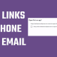 Add Links to Phone (Click to Call) and Email