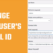 Change User Email without Confirmation
