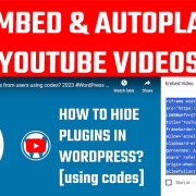 Embed and autoplay YouTube videos