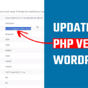 Update PHP Version WordPress