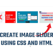 Create Image Slider