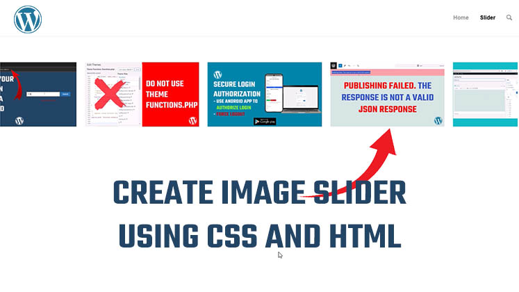 Create Image Slider