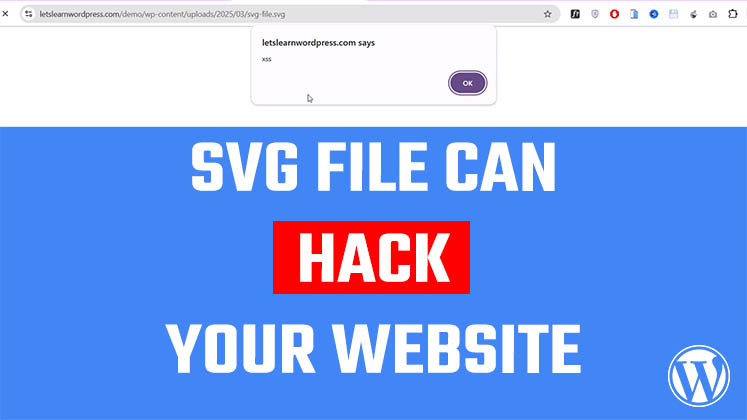 SVG can hack your website