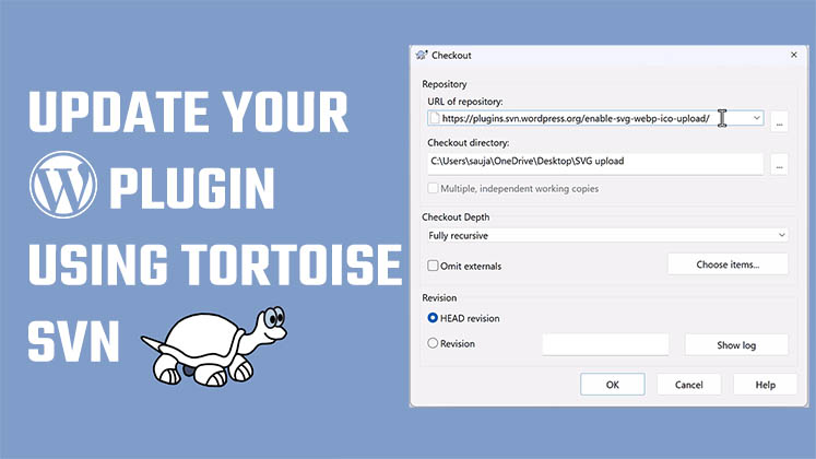 Update WP Plugin using Tortoise SVN