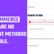 WooCommerce Fix - There are no payment methods available