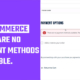 WooCommerce Fix - There are no payment methods available