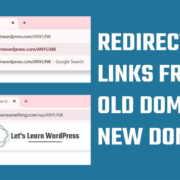 Redirect all links from old domain to new domain