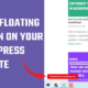 How to add a floating button on your WordPress website?